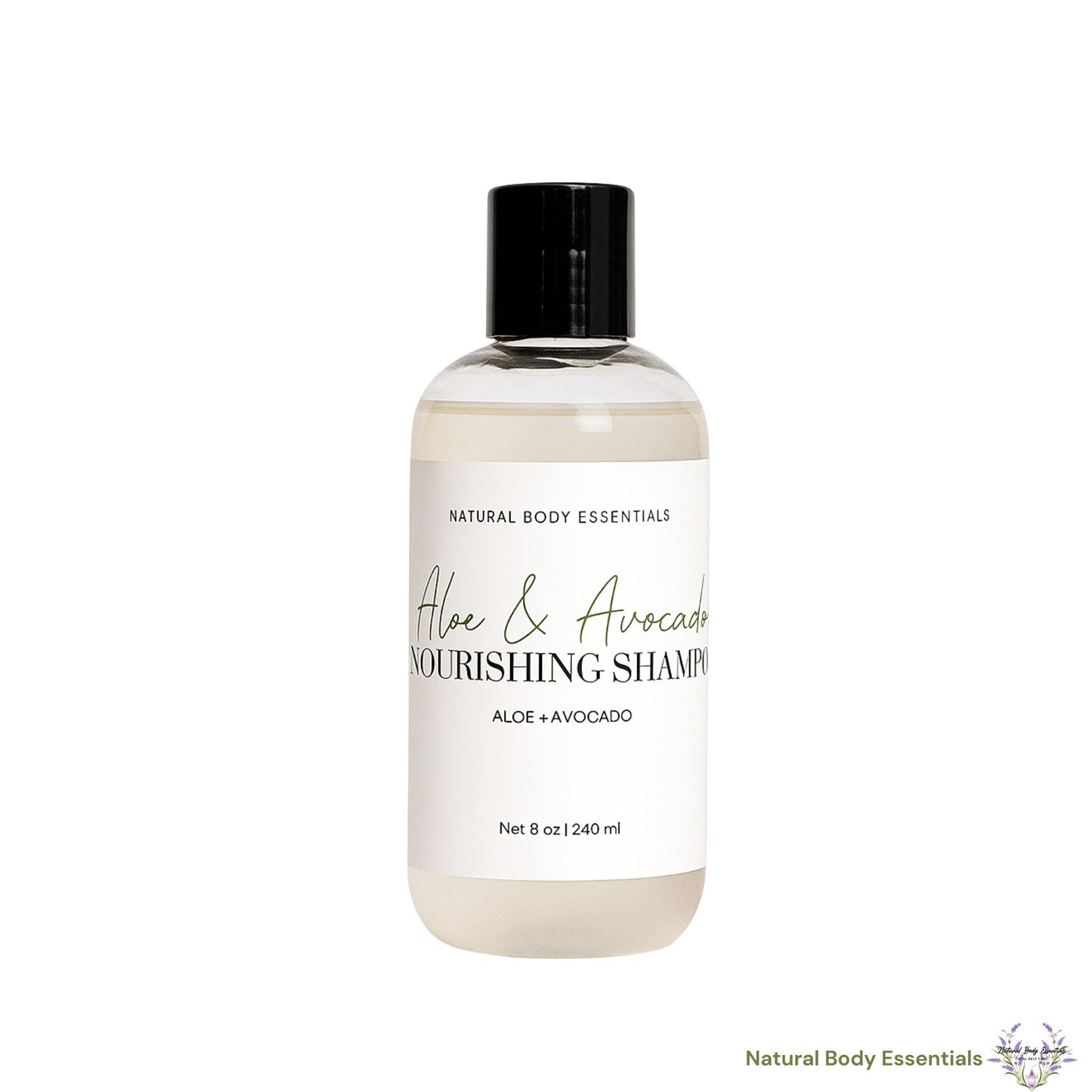 Nourishing Botanical Aloe and Avocado Shampoo & Hibiscus & Raw Honey Leave In Conditioner - Hair Care Bundle