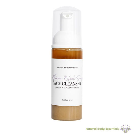 African Black Soap Facial Cleanser with Tea Tree Oil