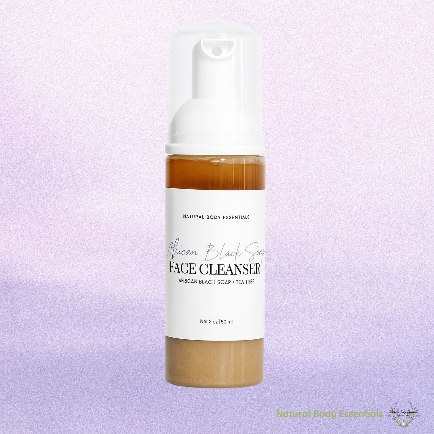 African Black Soap Facial Cleanser with Tea Tree Oil