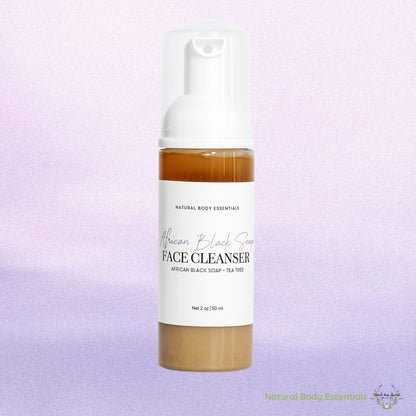 African Black Soap Facial Cleanser with Tea Tree Oil