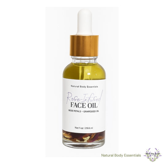 Rose Infused Face Oil with Grapeseed Oil