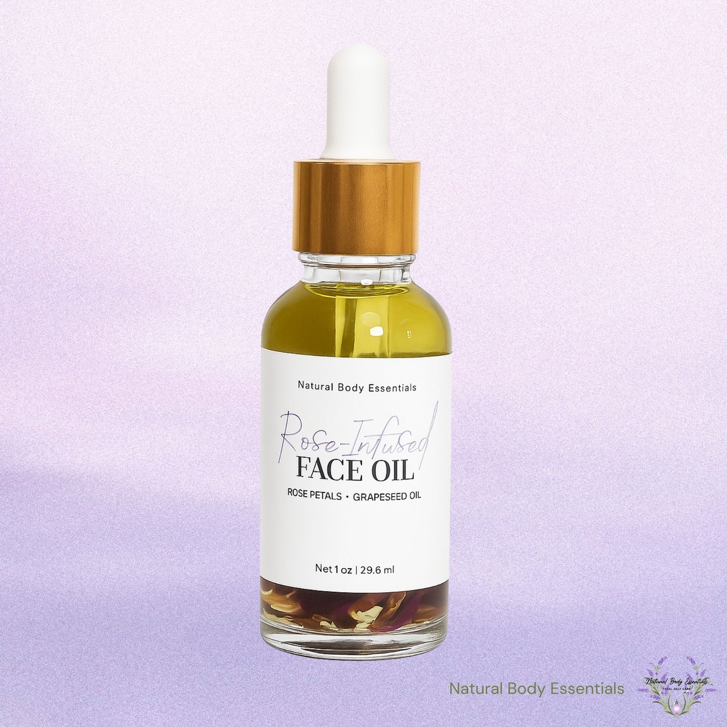 Rose Infused Face Oil with Grapeseed Oil