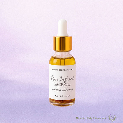 Rose Infused Face Oil with Grapeseed Oil
