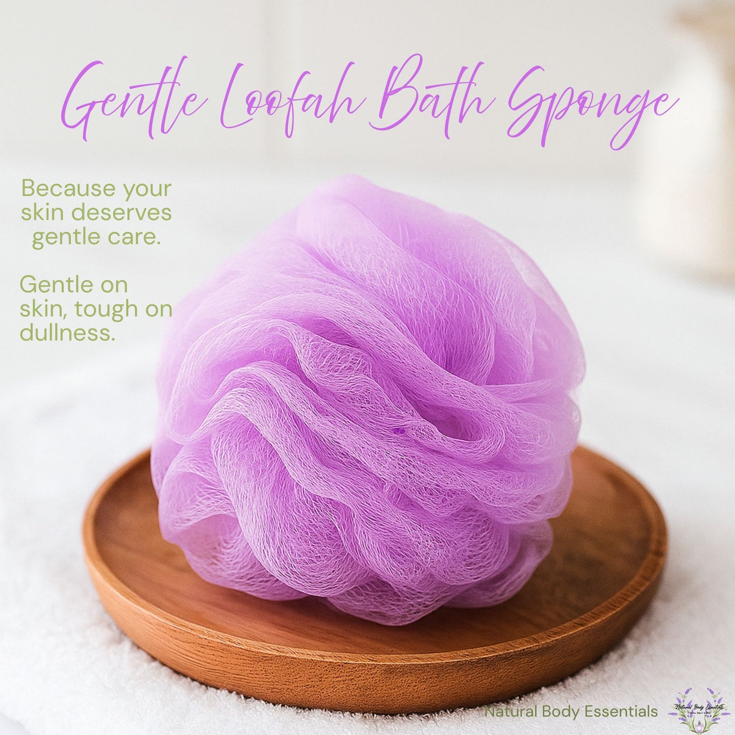 Gentle Loofah Bath Sponge