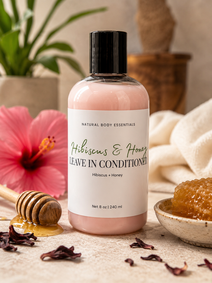 Hibiscus & Raw Honey Leave In Conditioner