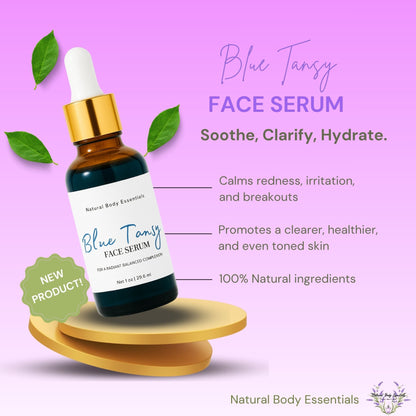 Blue Tansy Face Serum - For a Balanced Complexion