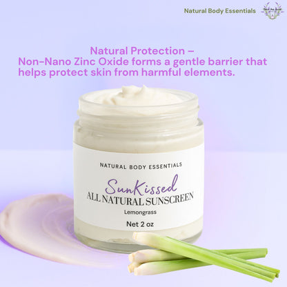 All Natural Sunscreen- Lemongrass