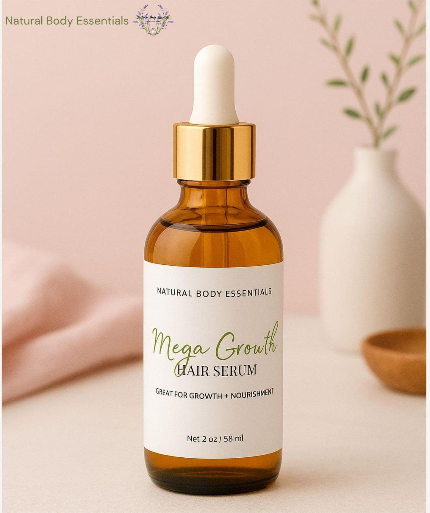 Mega Growth Hair Serum—2 in 1 Growth + Hydration (Hot oil treatment)